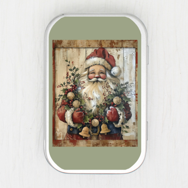 Santa Small Storage Tin