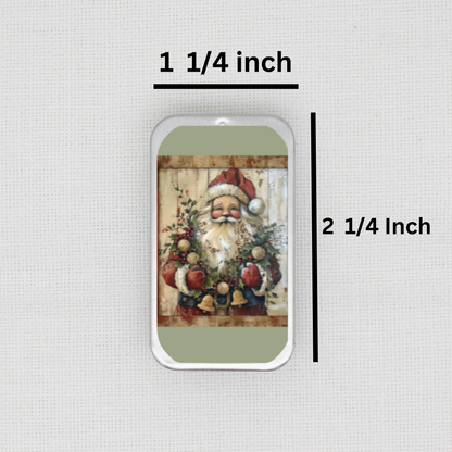 Santa Needle Tin