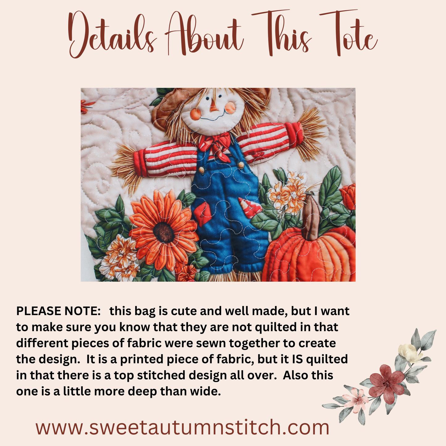 Scarecrow Project Tote