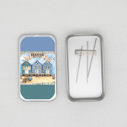 Seaside Cabins Needle Tin