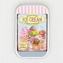 Ice Cream Small Storage Tin