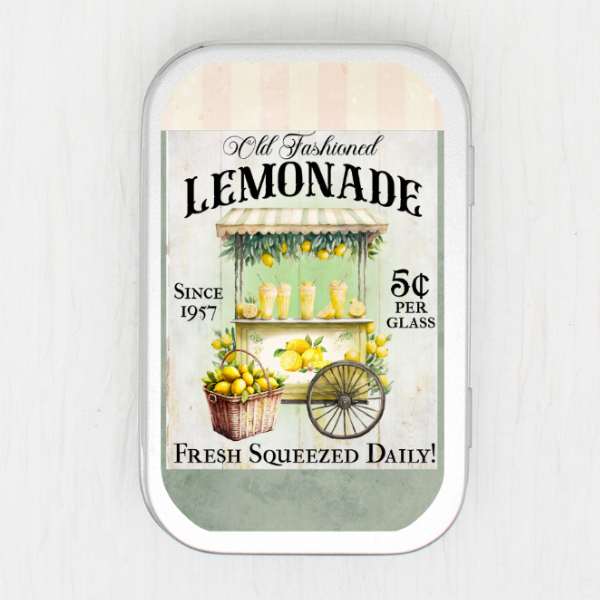 Lemonade Storage Tin