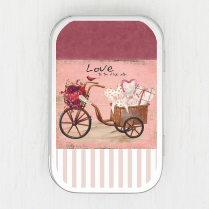 Valentine Bike Small Storage Tin