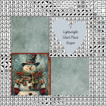 Snowman Chart Place Keeper