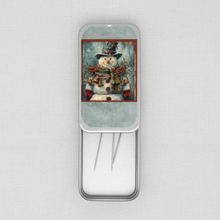 Snowman Needle Tin