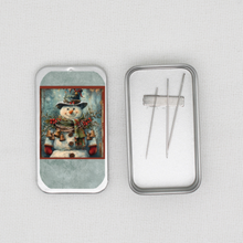 Snowman Needle Tin