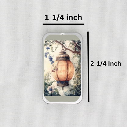 Spring Lantern Needle Tin