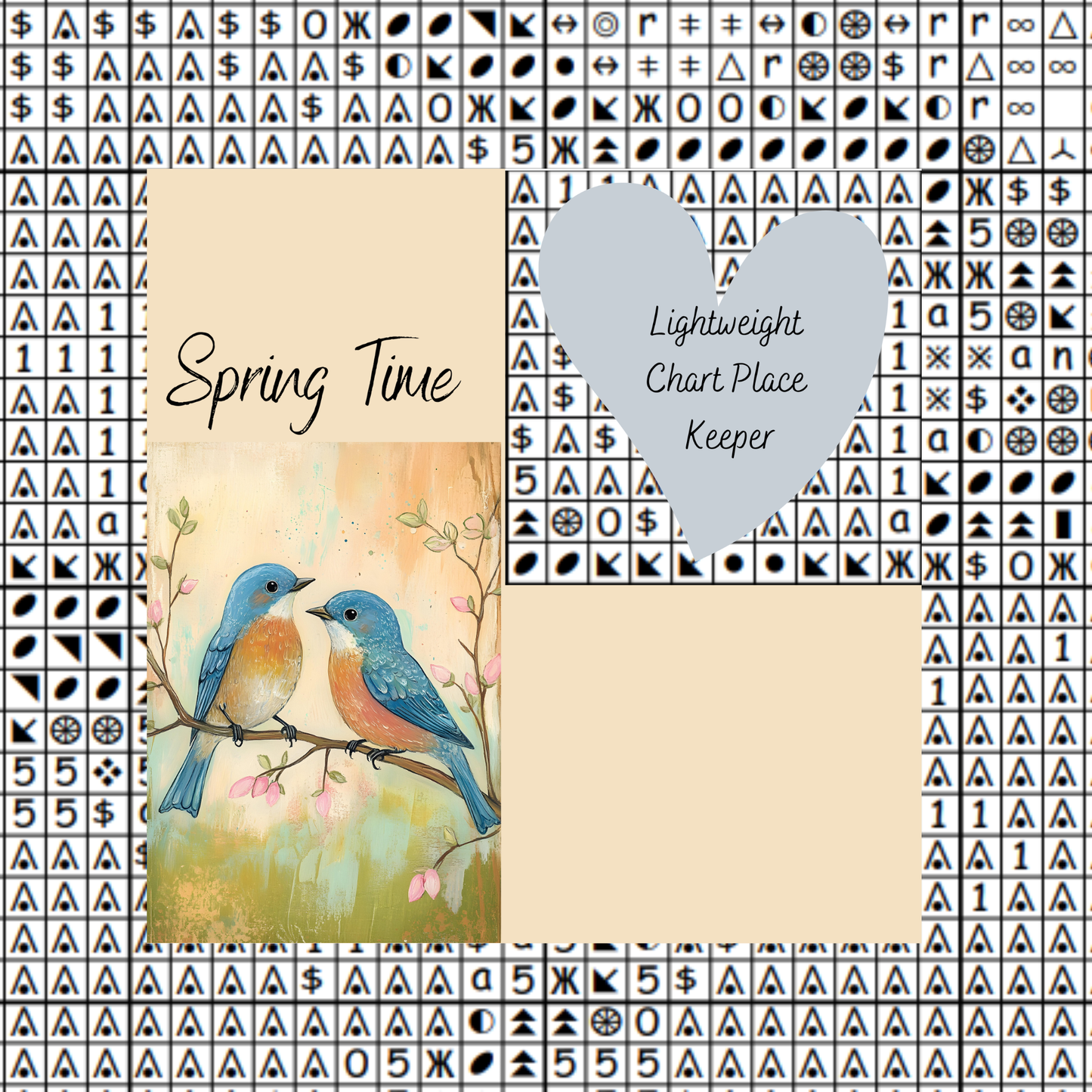 Spring Time Chart Place Keeper