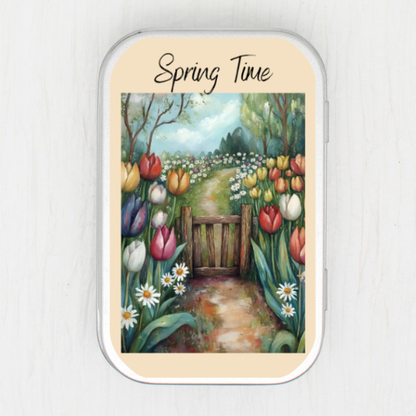 Spring Time Small Storage Tin