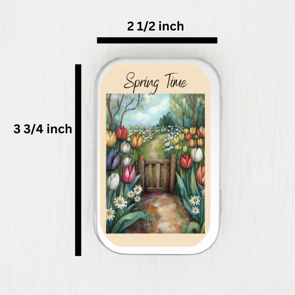 Spring Time Small Storage Tin