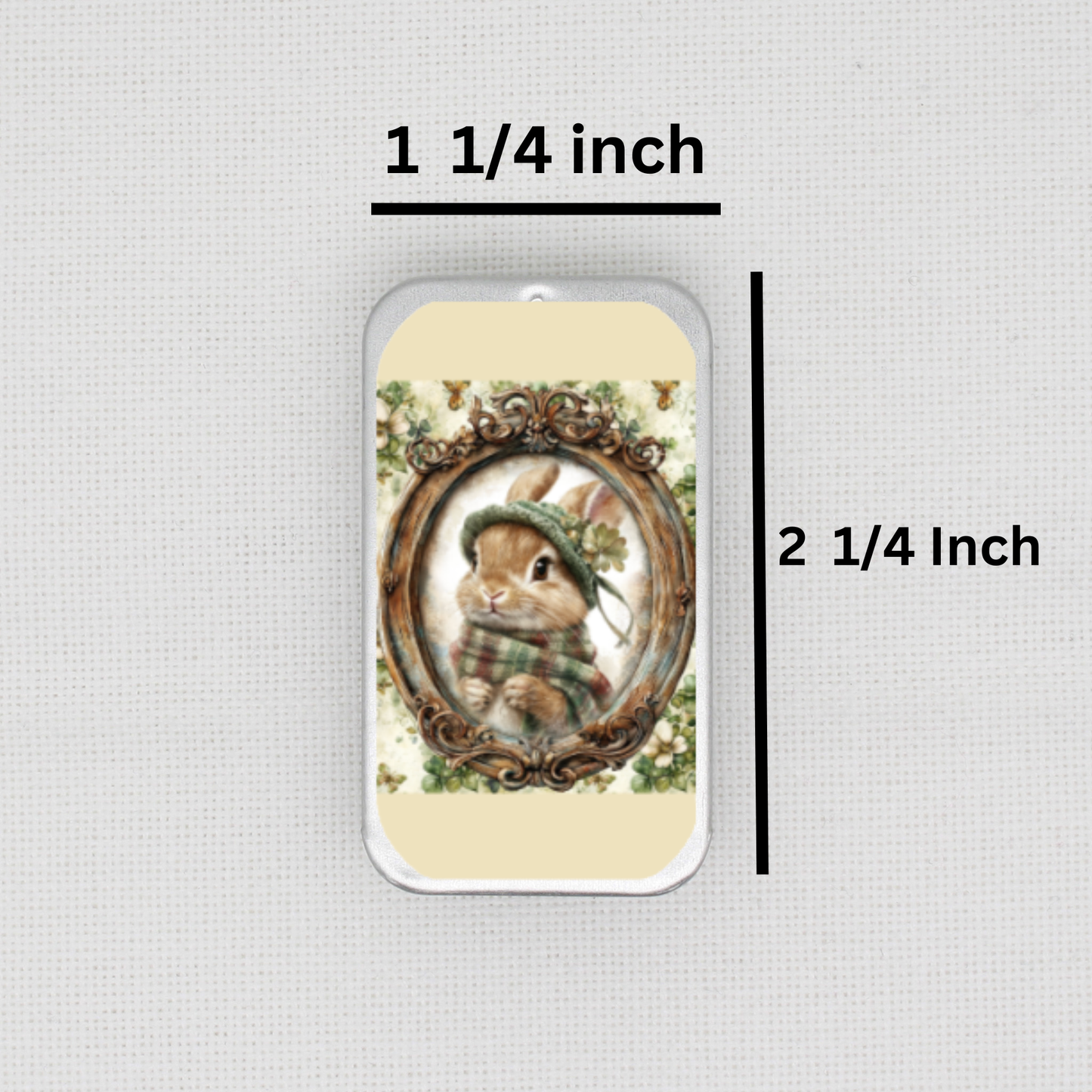 St. Patrick Bunny Needle Tin