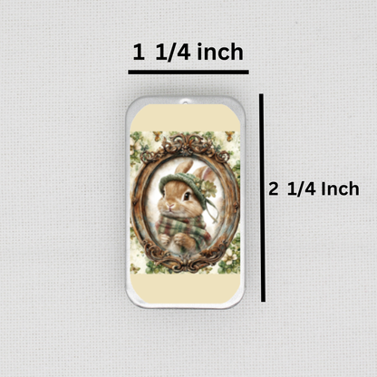 St. Patrick Bunny Needle Tin