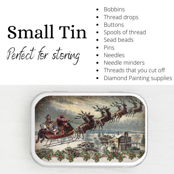 The Night Before Christmas Small Storage Tin
