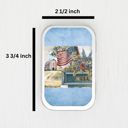 USA Truck Small Storage Tin