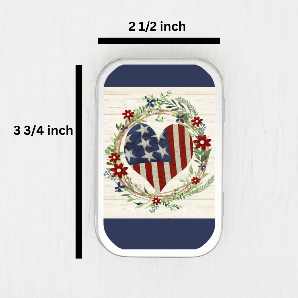 American Wreath Small Storage Tin