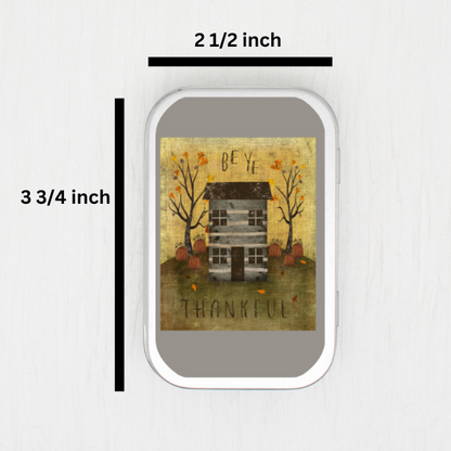 Be Ye Thankful Small Storage Tin
