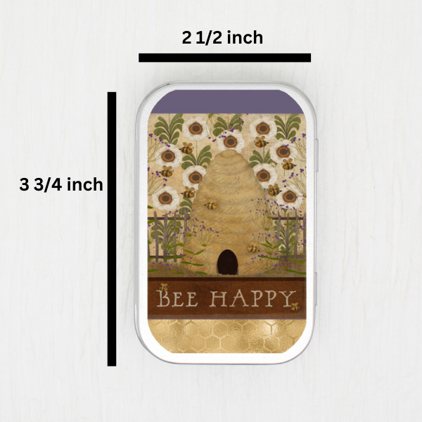 Bee Happy Small Storage Tin