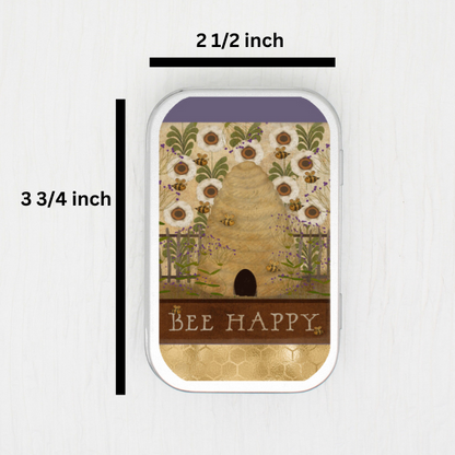 Bee Happy Small Storage Tin