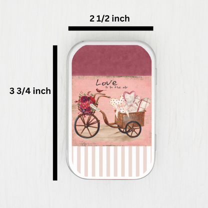 Valentine Bike Small Storage Tin