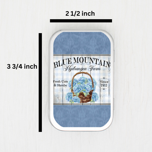 Blue Mountain Small Storage Tin