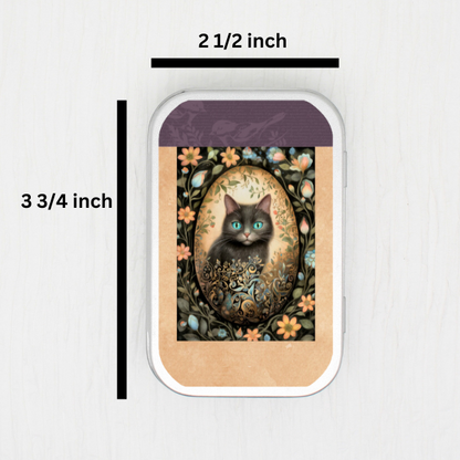 Golden Egg Animal Cat Storage Tin