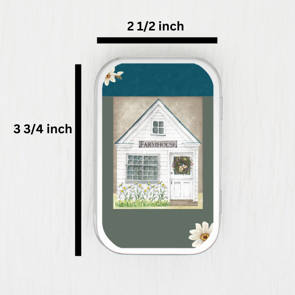 Farmhouse Small Storage Tin
