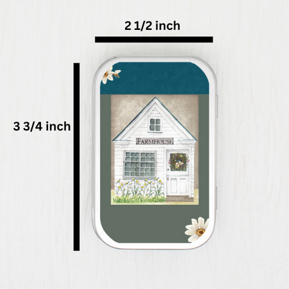 Farmhouse Small Storage Tin