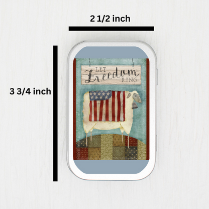 Let Freedom Ring Small Storage Tin