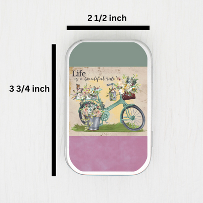 Life Is A Beautiful Ride Small Storage Tin