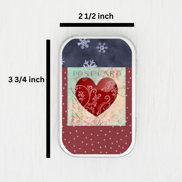 Valentine Heart Small Storage Tin