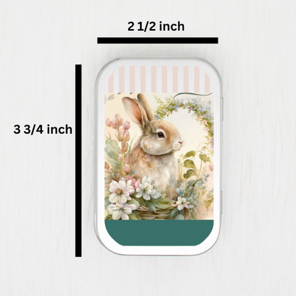 Welcome Bunny Small Storage Tin
