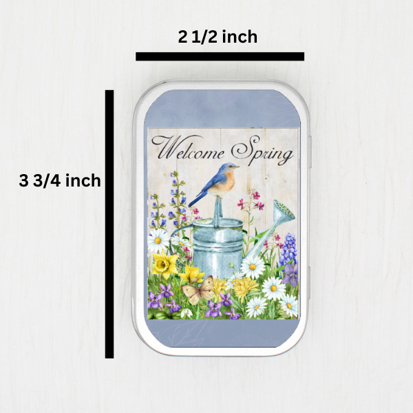 Welcome Spring Small Storage Tin