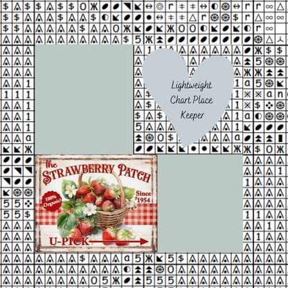 Strawberry patch Chart Place Keeper