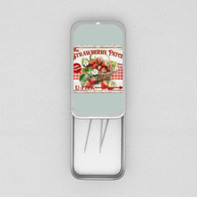 Strawberry Patch Needle Tin