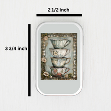 Teacups Small Storage Tin