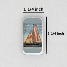 This Land Is Your Land Sailboat Needle Tin