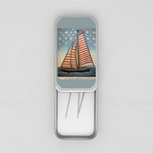 This Land Is Your Land Sailboat Needle Tin