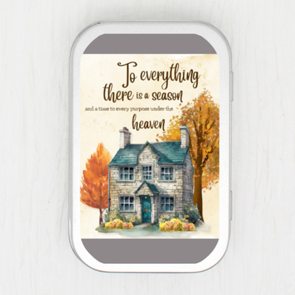 To Everything There Is A Season Small Storage Tin
