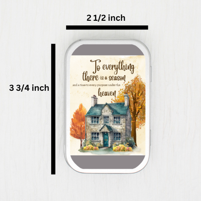 To Everything There Is A Season Small Storage Tin