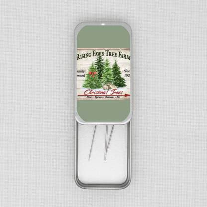 Christmas Tree Farm Needle Tin