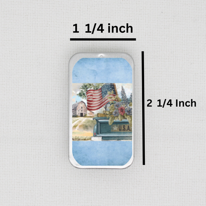 USA Truck Needle Tin