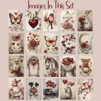 Valentine Floss Cards- Pack Of 20 Cards