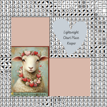 Valentine Sheep Chart Place Keeper