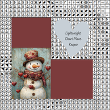 Valentine Snowman Chart Place Keeper