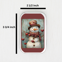 Valentine Snowman Small Storage Tin