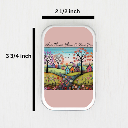 Where Flowers Bloom Small Storage Tin
