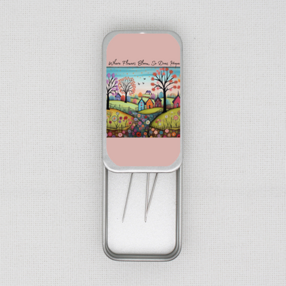 Where Flowers Bloom Needle Tin