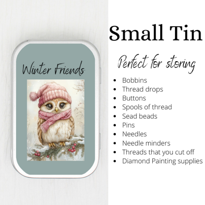 Winter Friends Small Storage Tin