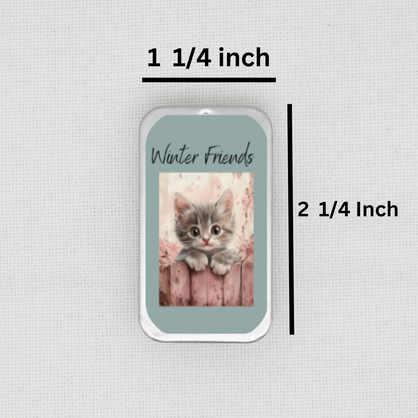 Winter Friends Needle Tin