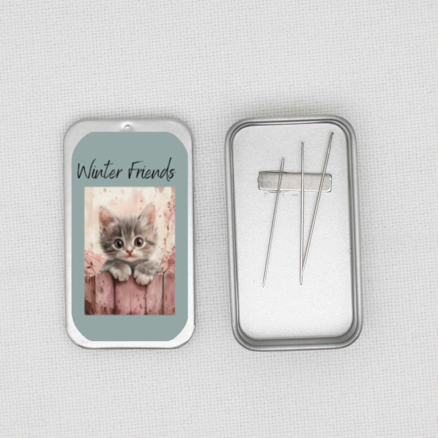 Winter Friends Needle Tin
